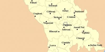 Mapa de cahul Moldavia